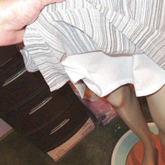 Old Ranch Primrose Skirt Size M Pull On Elastic Waist Pockets Lined Cotton Blend - Picture 4 of 12